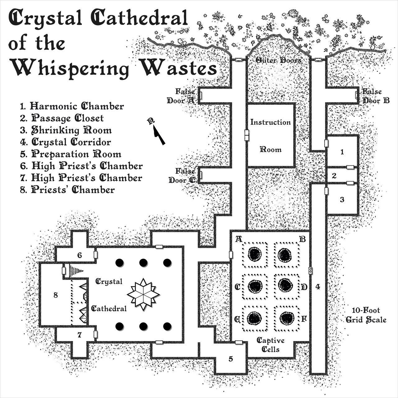 Nibirum Map: crystal cathedral by Wyvern